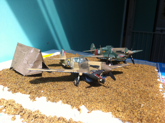 1/72 P-40 kitty hawk and curtis hawk